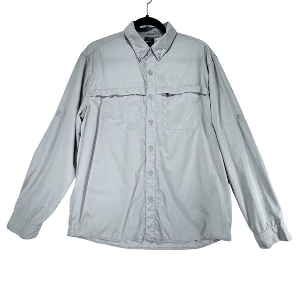 White Sierra Other - White Sierra Outdoor Shirt Beige Medium Fishing Hiking Vented Rolled Sleeves